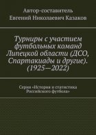 Турниры с участием футбольных команд Липецкой области (ДСО, Спартакиады и другие). (1925—2022). Серия «История и статистика Российского футбола»