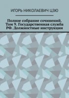 Полное собрание сочинений. Том 9. Государственная служба РФ. Должностные инструкции